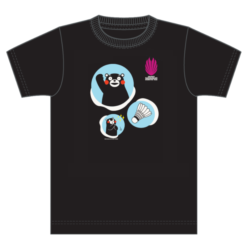 バブルTシャツくまモンver. – くまもと再春館製薬所バドミントンチーム
