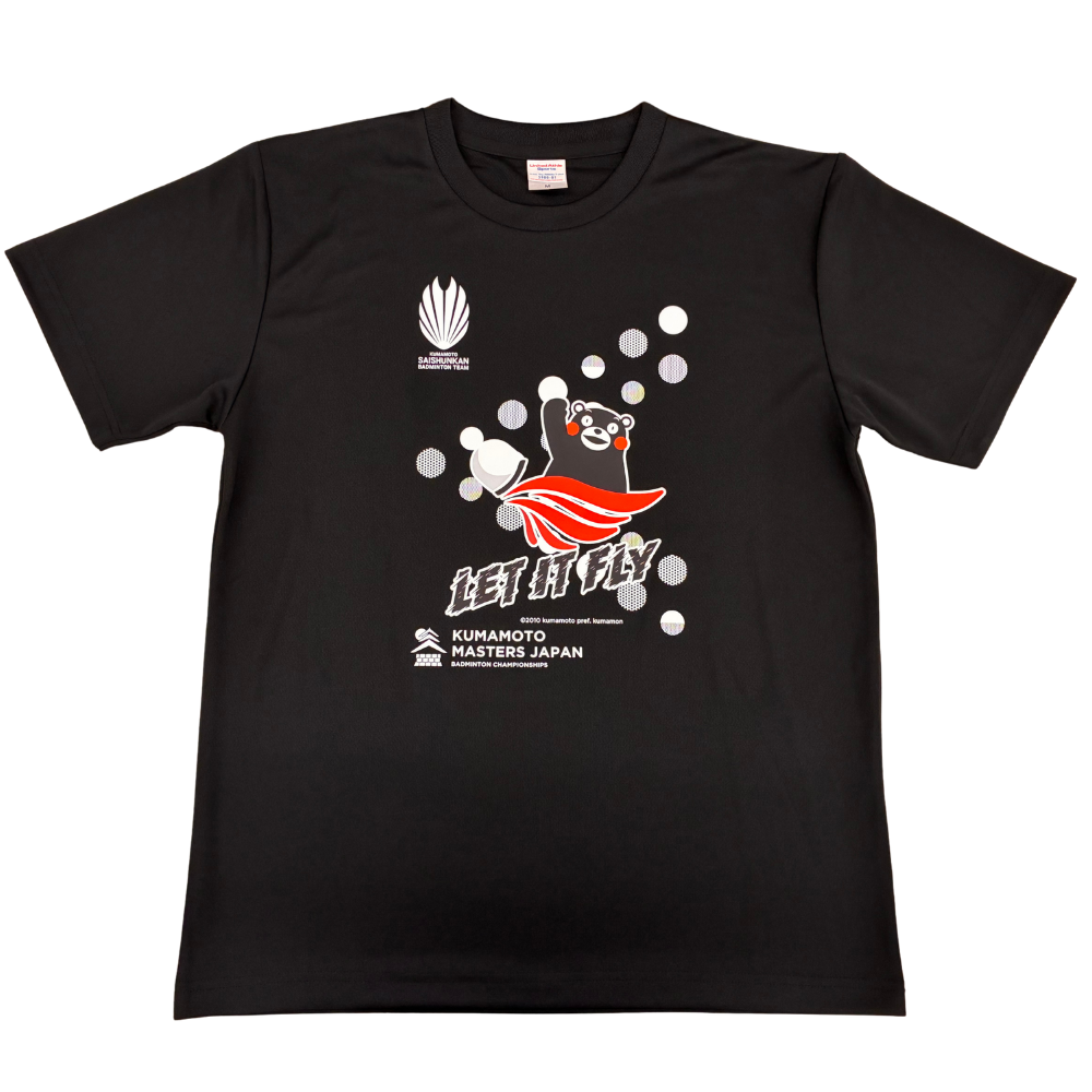 熊本マスターズジャパン2026 LET IT FLY Tシャツ くまモンver