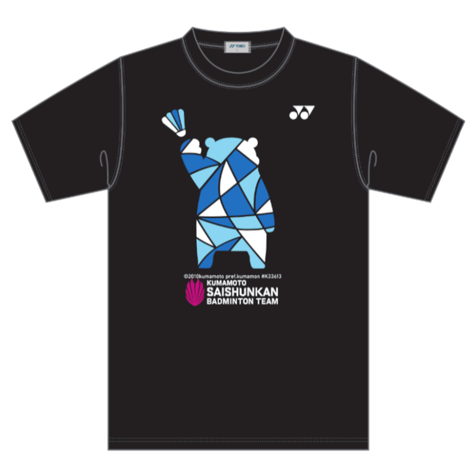 熊本マスターズジャパン ブロッキングブルーTシャツ くまモンver.
