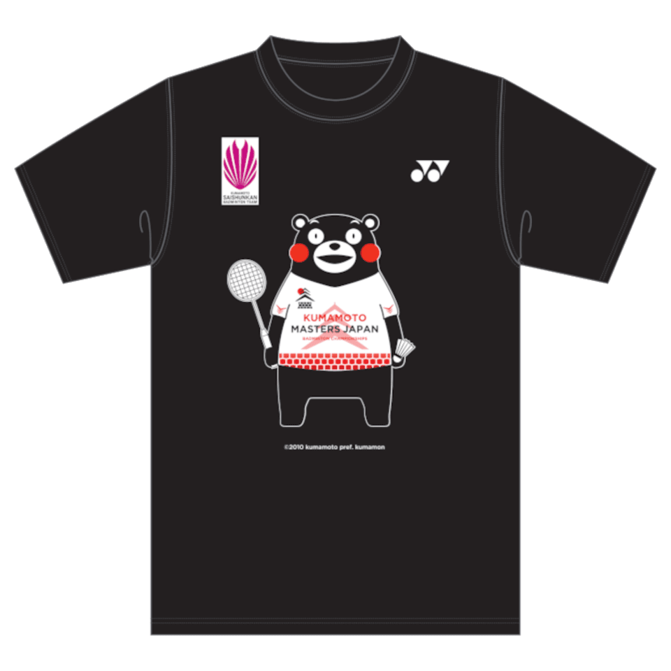熊本マスターズジャパンロゴTシャツ(ブラック)