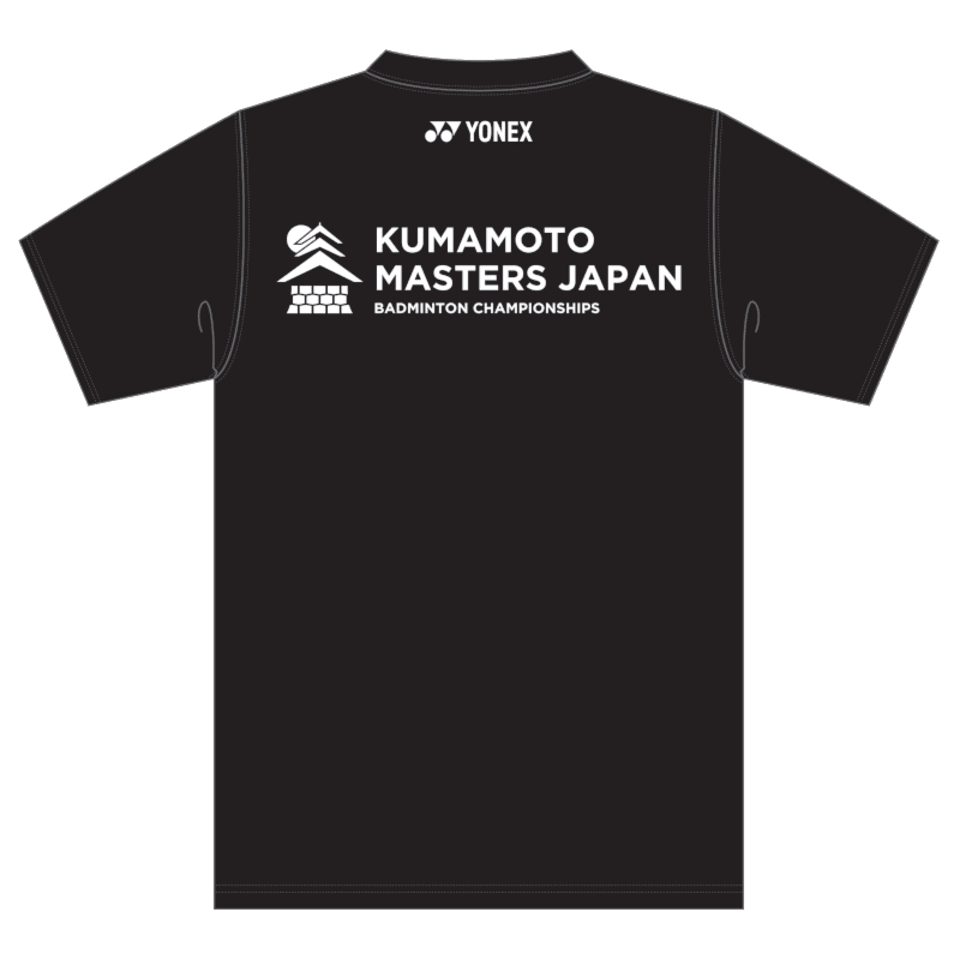 熊本マスターズジャパンロゴTシャツ(ブラック)