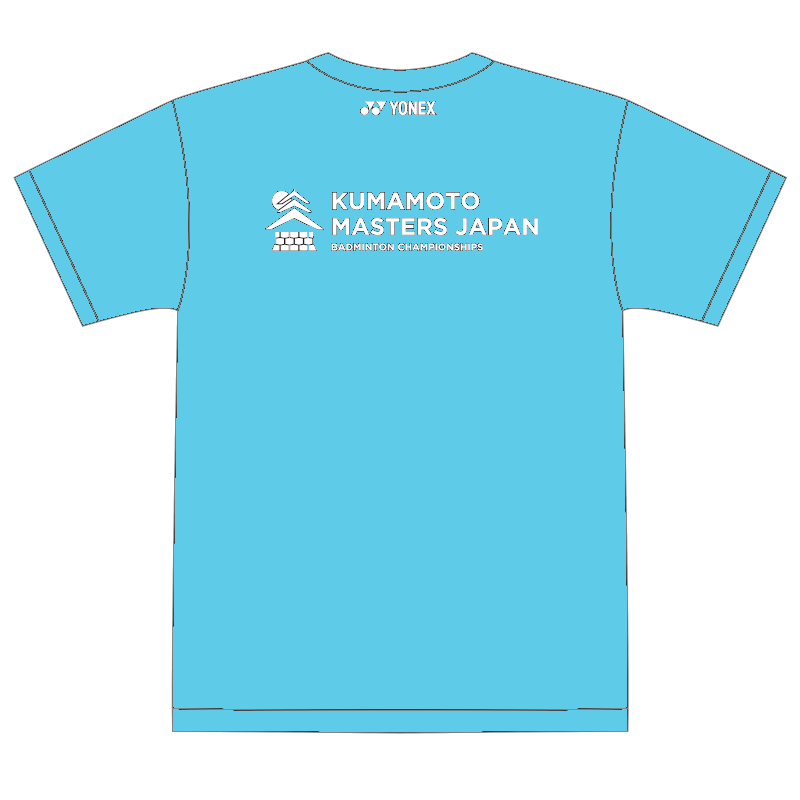 熊本マスターズジャパン2024 ロゴTシャツ(ライトブルー)