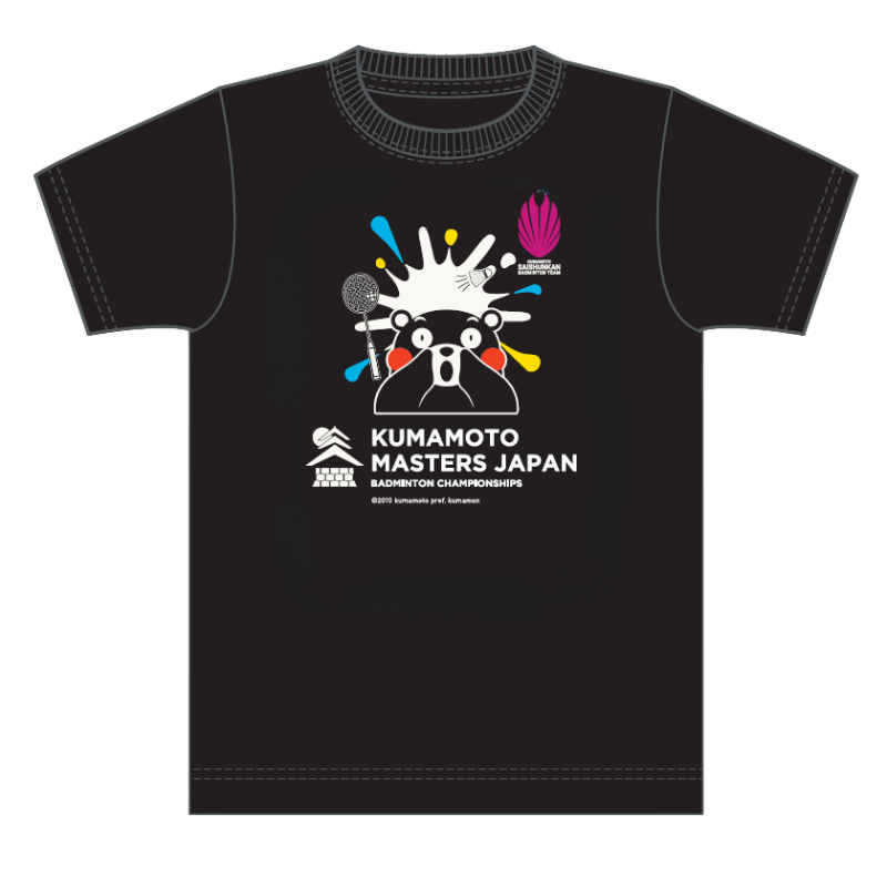 熊本マスターズジャパン2025 スプラッシュTシャツ くまモンver 熊本マスターズジャパン2025 スプラッシュTシャツ くまモンver