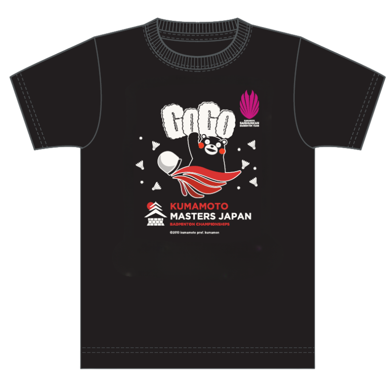 熊本マスターズジャパン2025 GOGO Tシャツ くまモンver.