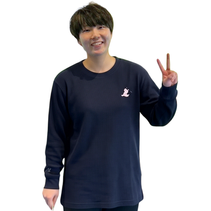 【AY SOUL】Akane Yamaguchi One-Point Dinosaur Long Sleeve Shirt