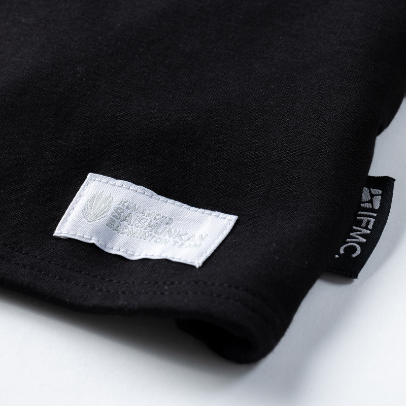 【イフミック加工】スウェットジップパーカー(ブラック)