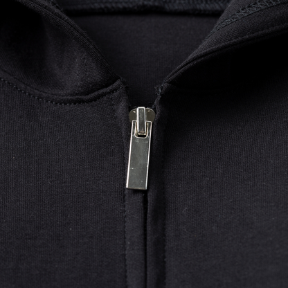 【イフミック加工】スウェットジップパーカー(ブラック)