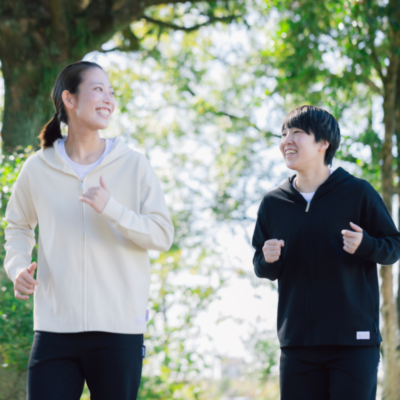 【イフミック加工】スウェットジップパーカー(ブラック)