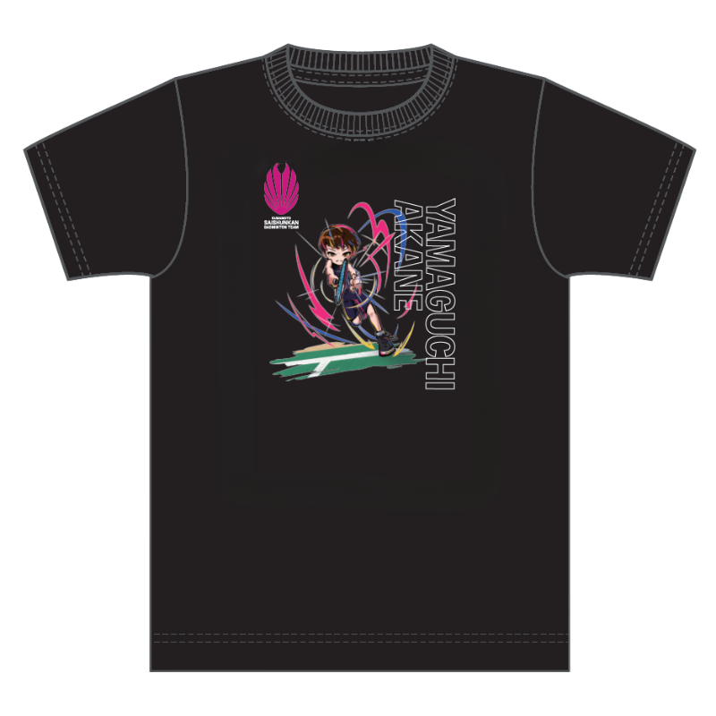 山口茜選手 似顔絵Tシャツ 2025ver.