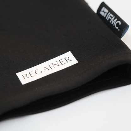 【REGAINER】イフミック加工パフォーマンスウェア　スウェットジップパーカー(ブラック)くまモンver.