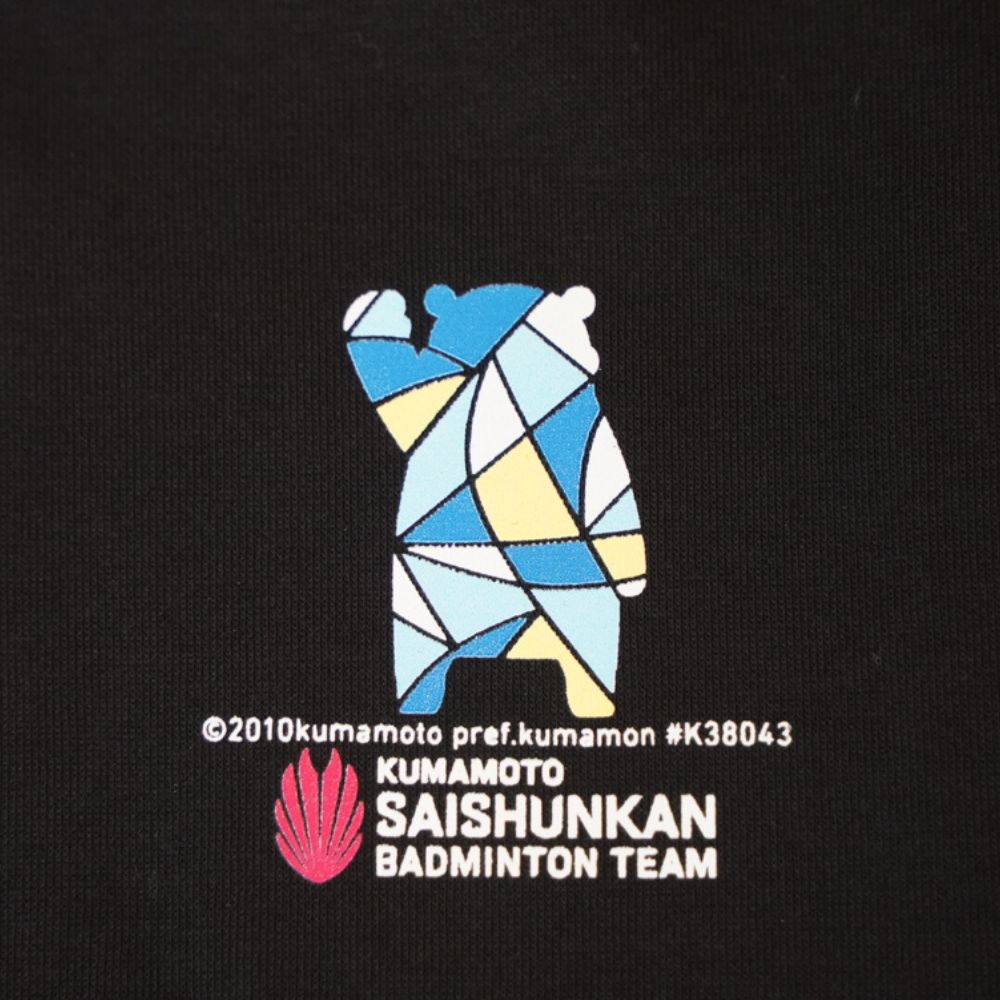 【REGAINER】イフミック加工パフォーマンスウェア　スウェットジップパーカー(ブラック)くまモンver.