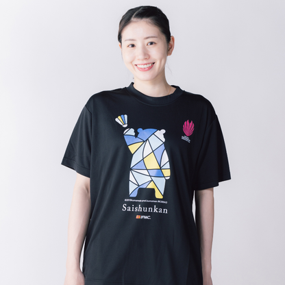 【イフミック加工】ブロッキング・ブルーTシャツ くまモンver.