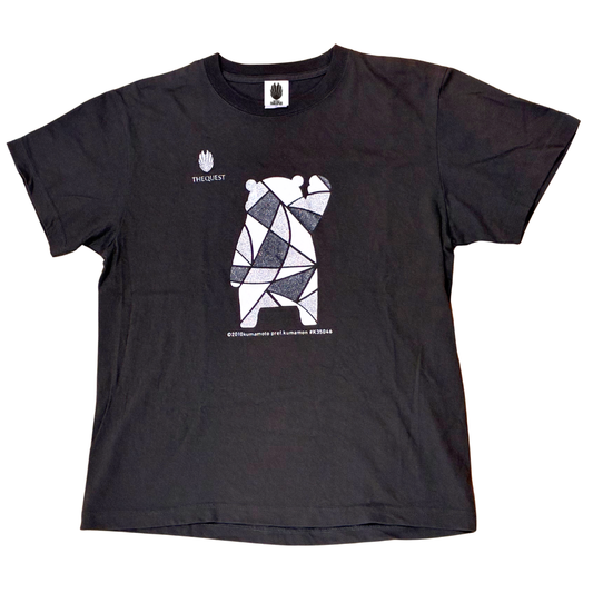 【THEQUEST】ブロッキング・ブラック ラメTシャツ