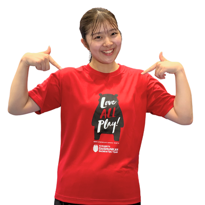 "Love ALL Play" T-shirt Kumamon version