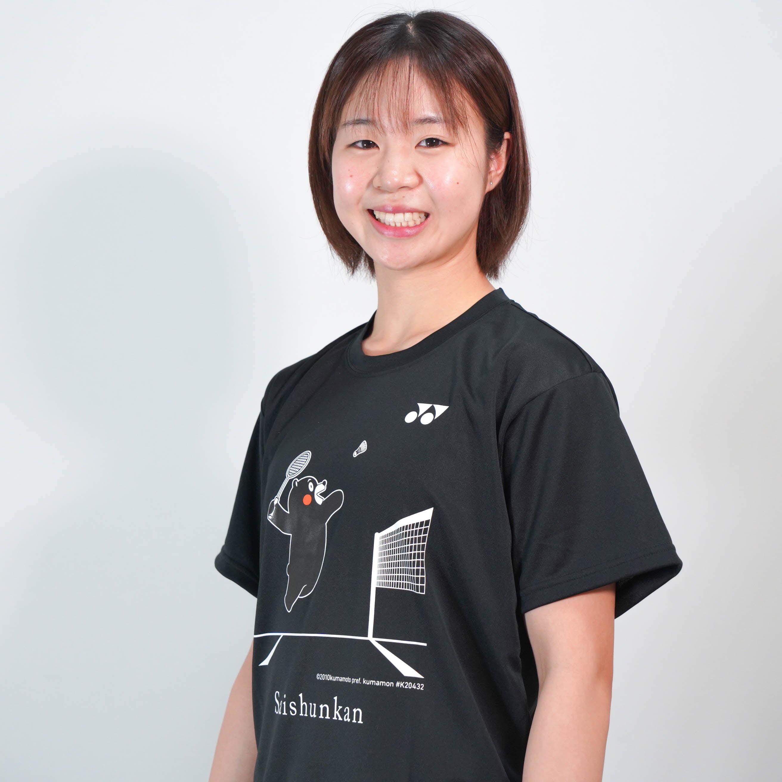 パワースマッシュ２　多分Ｔシャツ くまモン・スマッシュTシャツ – くまもと再春館製薬所バドミントン