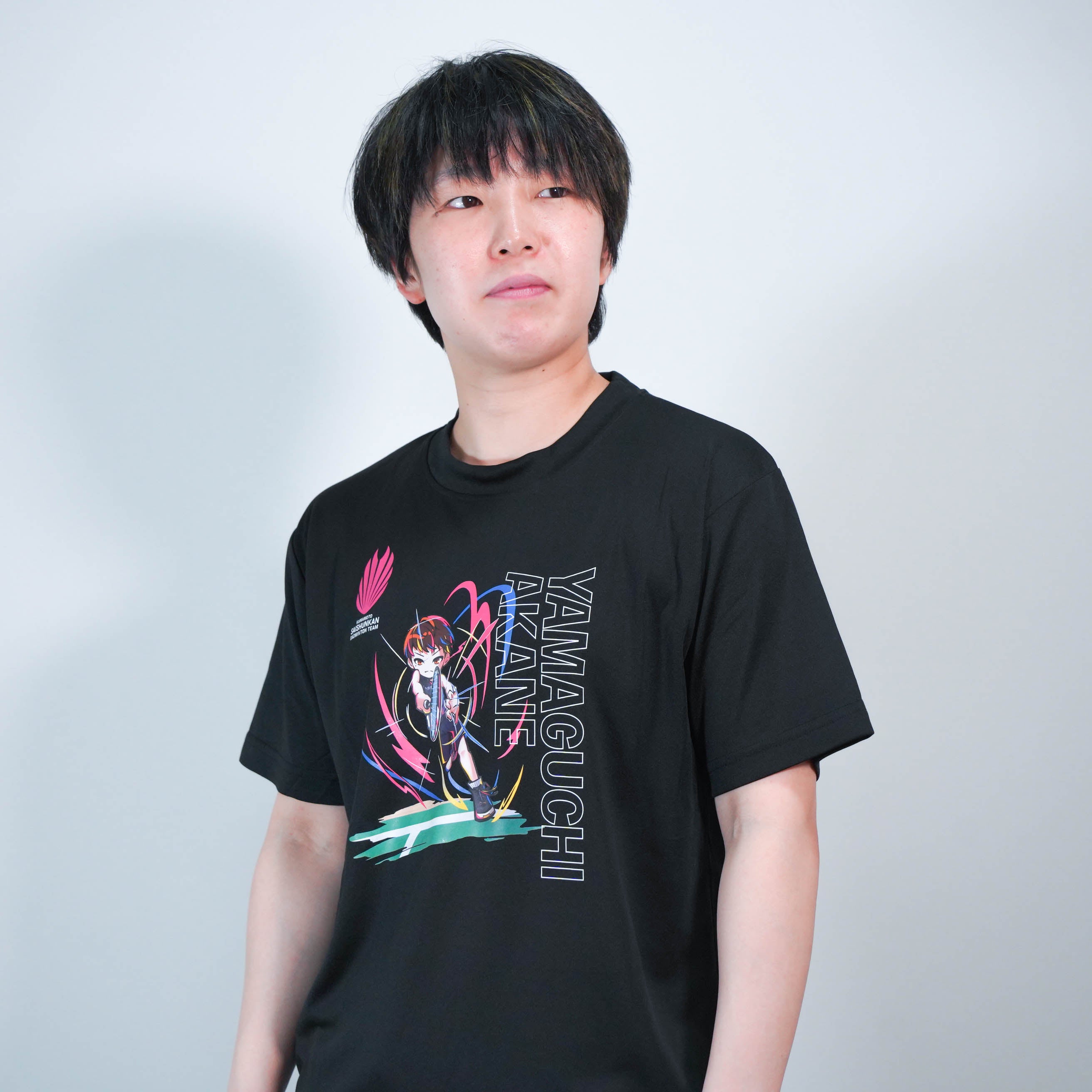 弘*史様 ACT SAIKYO バドミントンチーム 公式Tシャツ　選手プリントサ ACT SAIKYO BADMINTON TEAM 限定Tシャツ