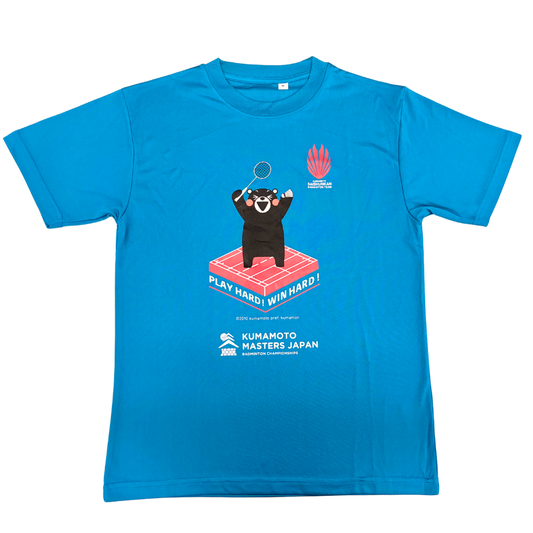 熊本マスターズジャパン2026 WIN HARD Tシャツ くまモンver.