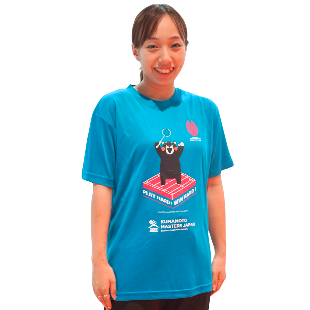 熊本マスターズジャパン2026 WIN HARD Tシャツ くまモンver.