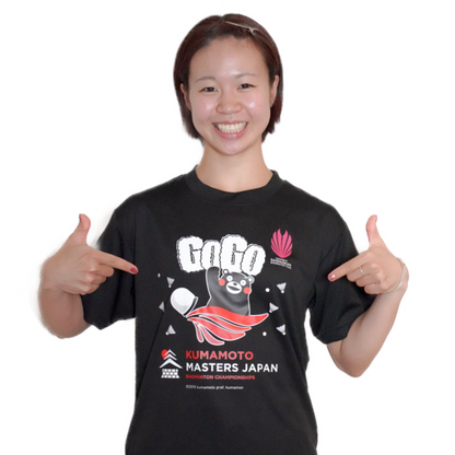 熊本マスターズジャパン2025 GOGO Tシャツ くまモンver.