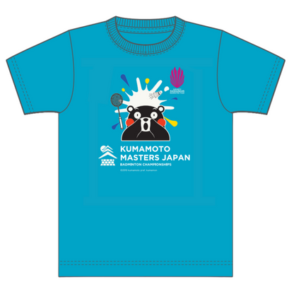 熊本マスターズジャパン2025 スプラッシュTシャツ くまモンver.(ブルー)
