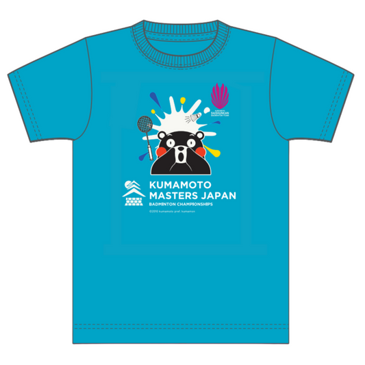 熊本マスターズジャパン2025 スプラッシュTシャツ くまモンver.(ブルー)