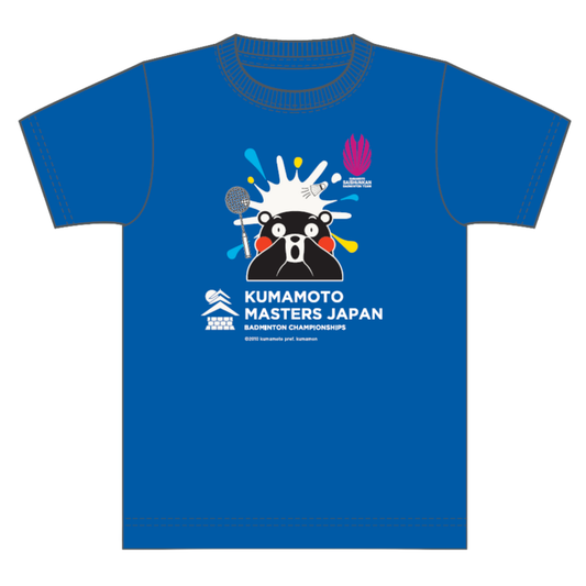 熊本マスターズジャパン2025 スプラッシュTシャツ くまモンver.(ロイヤルブルー)